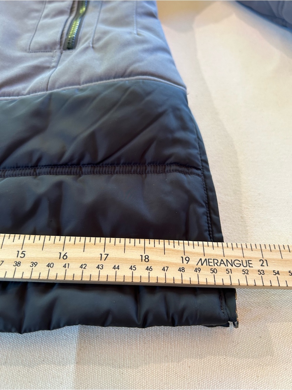 Lolë Montreal Live Out Loud Hybrid Hooded Mid-Length Jacket Coat Grey Black XS - Picture 10 of 12